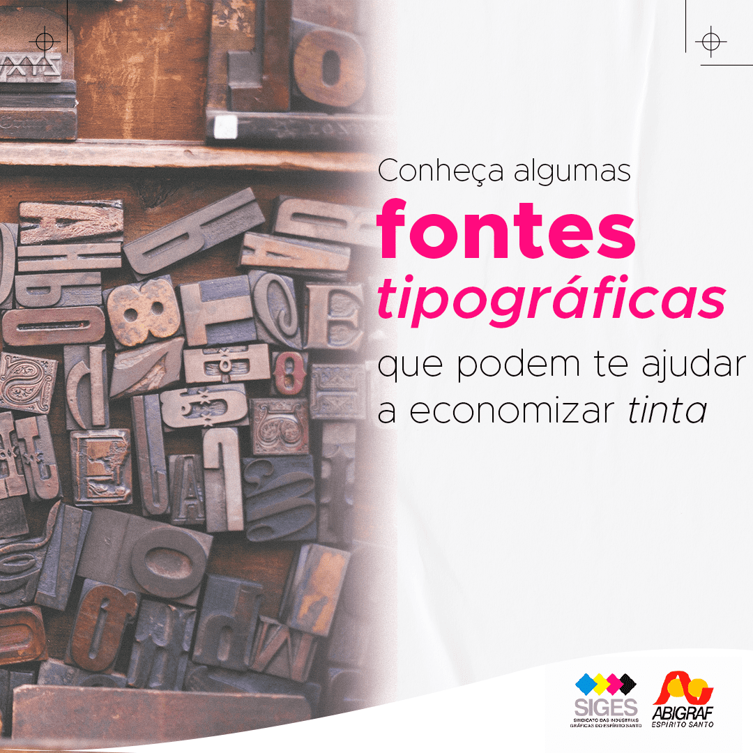 Você sabe quais fontes tipográficas podem te ajudar a economizar tinta?